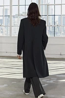 WOOL BLEND OVERSIZE COAT ZW COLLECTION