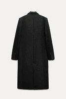 WOOL BLEND OVERSIZE COAT ZW COLLECTION