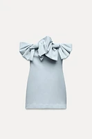 STRAPLESS BOW DRESS