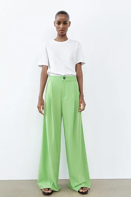 PLEATED PANTS