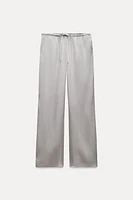 FOIL TEXTURED PAJAMA PANTS