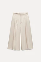 PLEATED SHORTS