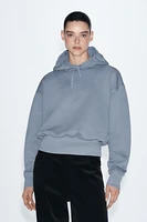 WASHED HOODIE SWEATSHIRT