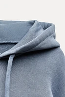 WASHED HOODIE SWEATSHIRT