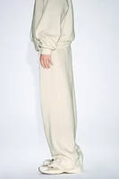 PLUSH STRAIGHT LEG PANTS