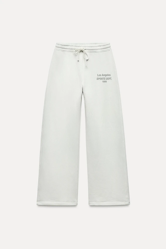 WASHED EFFECT JOGGER PANTS