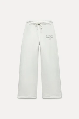 WASHED EFFECT JOGGER PANTS