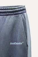 STRIPE TEXT JOGGER PANTS