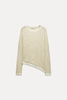 MESH KNIT SWEATER