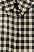 EMBROIDERED GINGHAM SHIRT