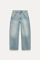 TRF MID WAIST BAGGY BALLOON JEANS