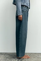 MID-RISE TRF CROPPED BALLOON JEANS