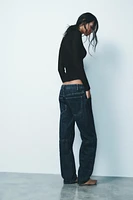 MID WAIST TRF BALLOON JEANS