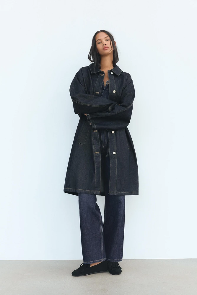 TRF DENIM TRENCH