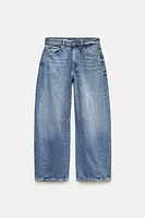 TRF MID WAIST BAGGY BALLOON JEANS