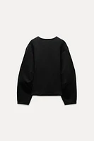 FITTED INTERLOCK SWEATSHIRT