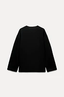 LONG SLEEVE COTTON T-SHIRT