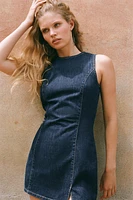 TRF FITTED DENIM DRESS