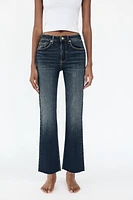 FLARED CROPPED HIGH WAIST TRF JEANS