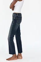 FLARED CROPPED HIGH WAIST TRF JEANS