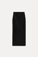 STRETCH MIDI SKIRT