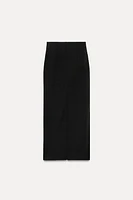 STRETCH MIDI SKIRT