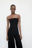 STRAPLESS LONG JUMPSUIT