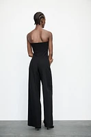 STRAPLESS LONG JUMPSUIT