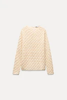 OPEN KNIT SWEATER