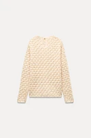 OPEN KNIT SWEATER