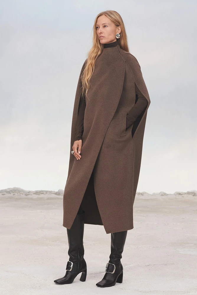 MANTEAU CAPE DOUBLE FACE ÉDITION LIMITÉE