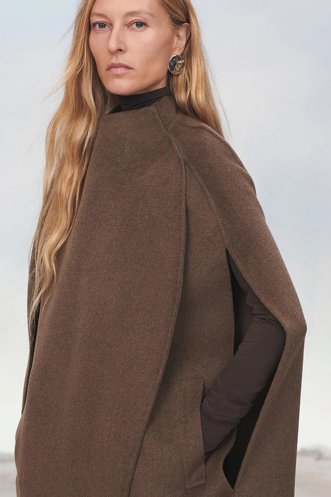 MANTEAU CAPE DOUBLE FACE ÉDITION LIMITÉE