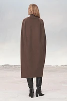 DOUBLE FACED CAPE COAT LIMITED EDITION