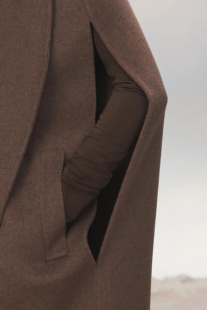 MANTEAU CAPE DOUBLE FACE ÉDITION LIMITÉE