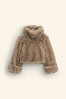 FAUX FUR SWEATSHIRT LIMITED EDITION