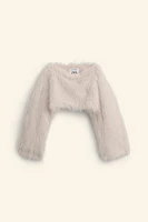 FAUX FUR SWEATSHIRT LIMITED EDITION