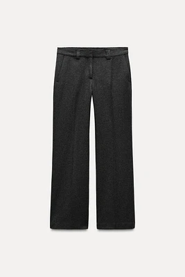 WOOL BLEND PANTS ZW COLLECTION