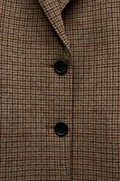 WOOL BLEND CHECKERED BLAZER ZW COLLECTION