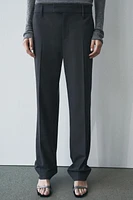 LOW RISE STRAIGHT LEG PANTS ZW COLLECTION