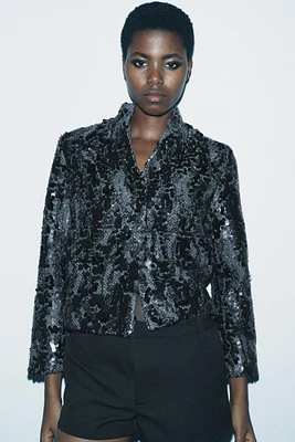 SEQUIN JACKET ZW COLLECTION