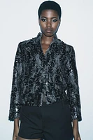 SEQUIN JACKET ZW COLLECTION