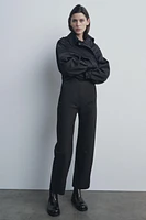 BUTTONED HIGH-WAISTED PANTS ZW COLLECTION