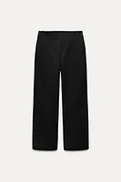 BUTTONED HIGH-WAISTED PANTS ZW COLLECTION