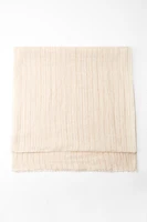 STRIPED 100% LINEN SCARF