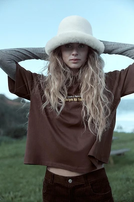 WOOL BLEND BUCKET HAT