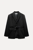 BELTED OVERSIZED BLAZER ZW COLLECTION