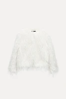 FAUX FUR JACKET ZW COLLECTION