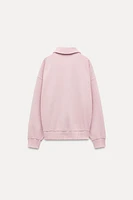 POUCH POCKET POLO SWEATSHIRT