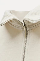 POUCH POCKET POLO SWEATSHIRT