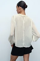 PEARL COLLAR TOP